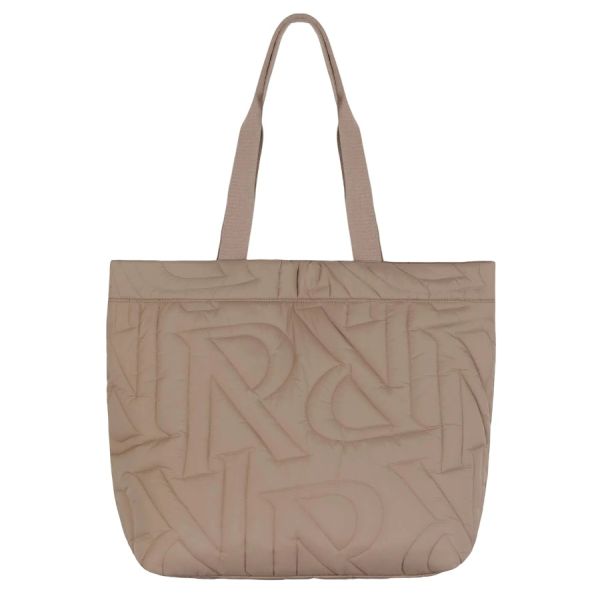 Represent Initial Quilted Tote Bag Bruin