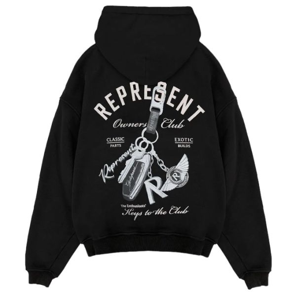 Represent Keys To The Club Hoodie Zwart