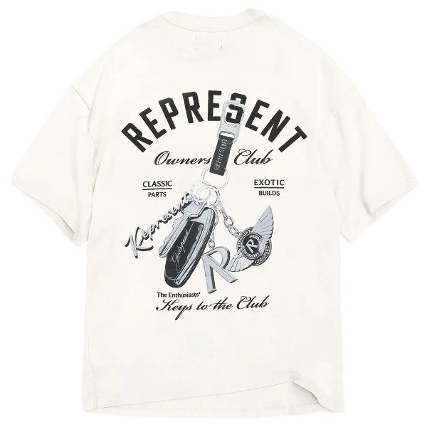 Represent Keys To The Club T-shirt Wit