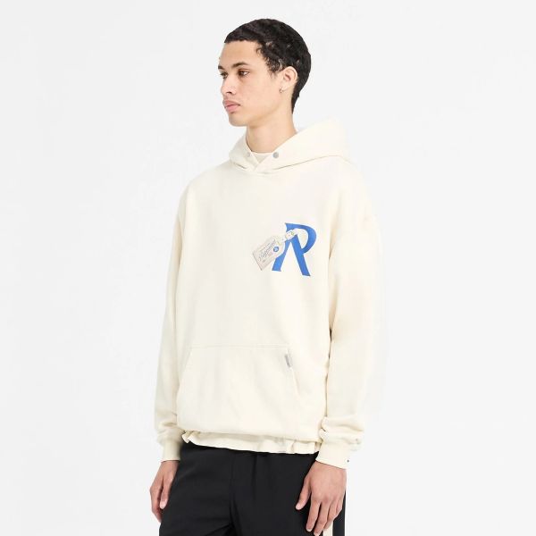 Represent Luggage Tag Hoodie Off White