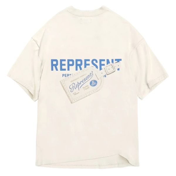 Represent Luggage Tag T-shirt Off White
