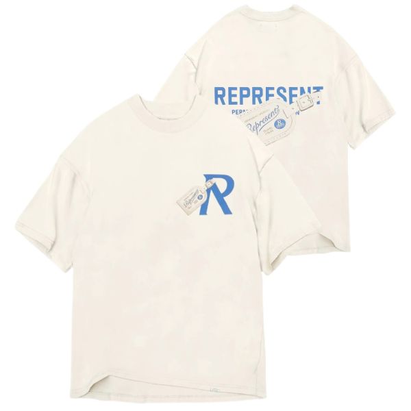 Represent Luggage Tag T-shirt Off White