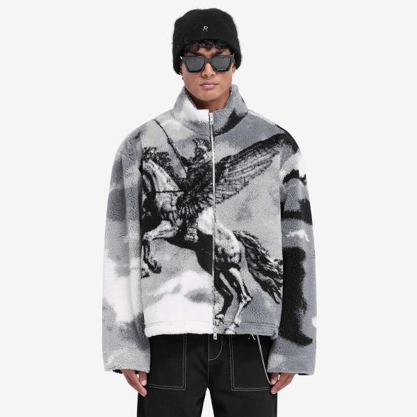 Represent Mascot Fleece Sweater Grijs
