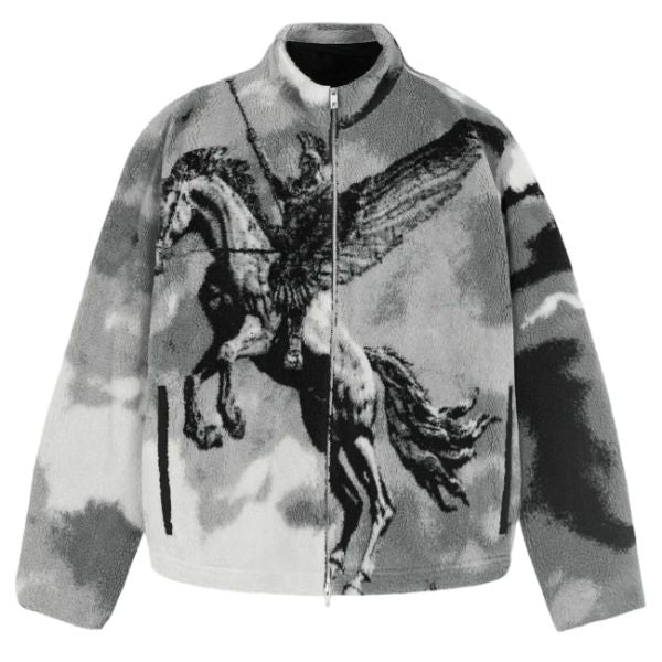 Represent Mascot Fleece Sweater Grijs