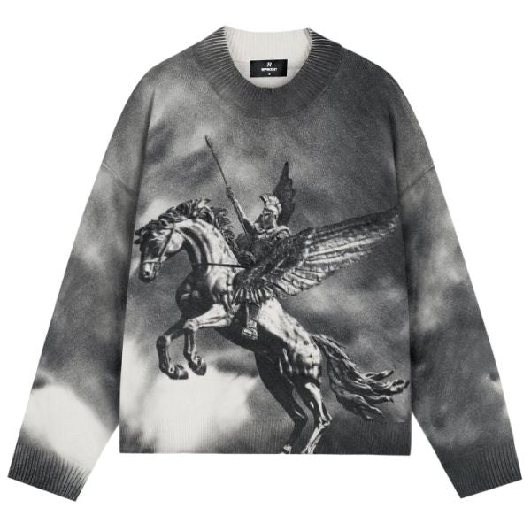 Represent Mascot Knit Sweater Grijs