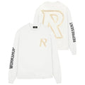 Represent Masking Tape Initial Longsleeve T-shirt Wit