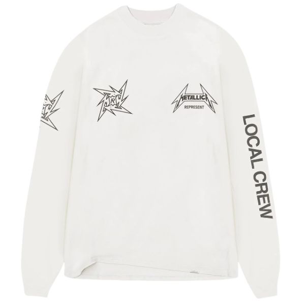 Represent Metallica 40 Year Anniversary Longsleeve T-shirt Wit