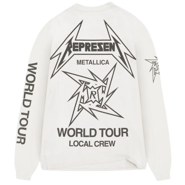 Represent Metallica 40 Year Anniversary Longsleeve T-shirt Wit