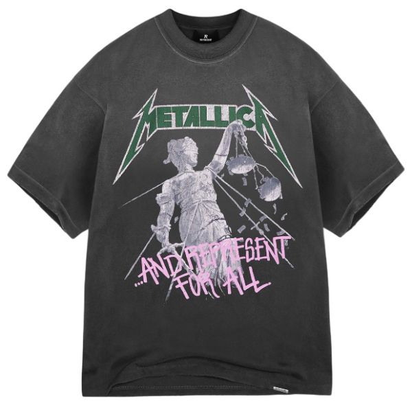 Represent Metallica Justice T-shirt Zwart