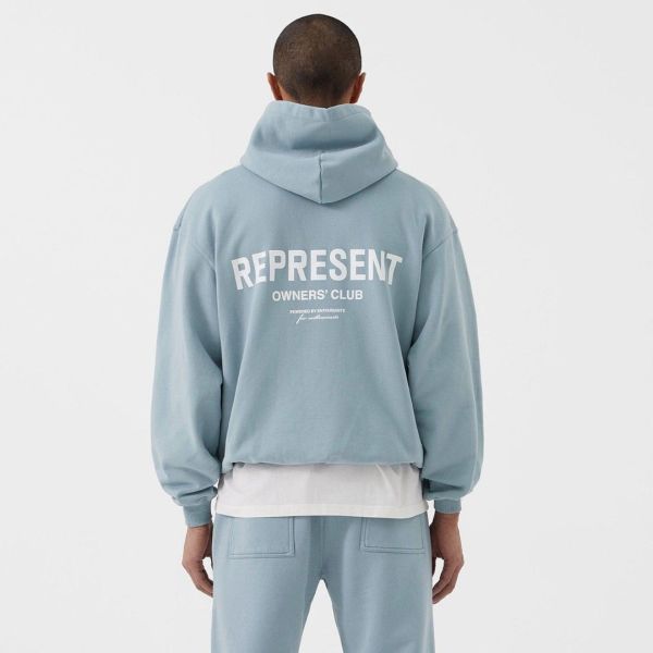 Represent Owners Club Hoodie Licht Blauw