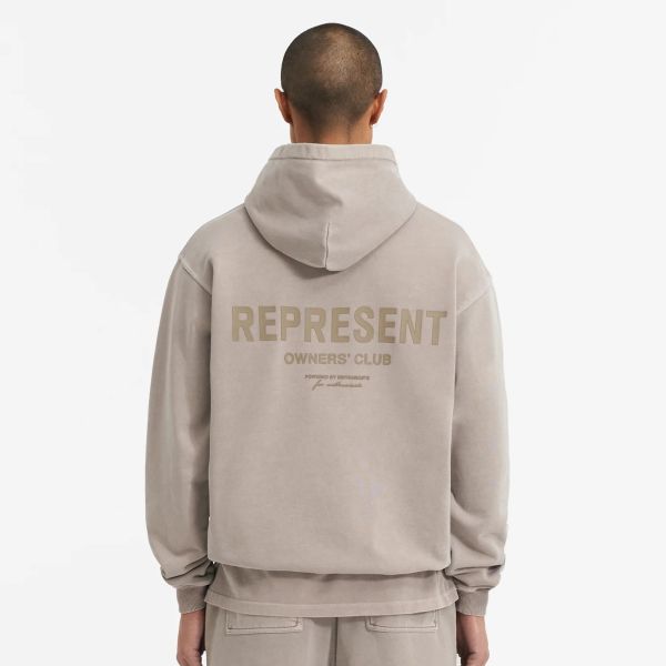 Represent Owners Club Hoodie Mushroom