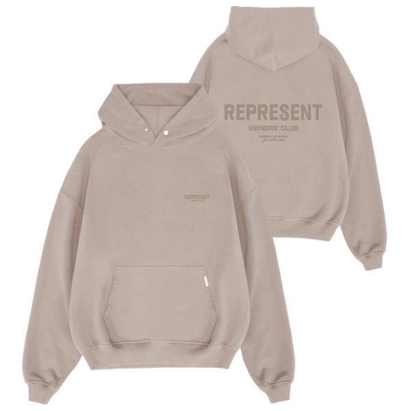 Represent Owners Club Hoodie Mushroom