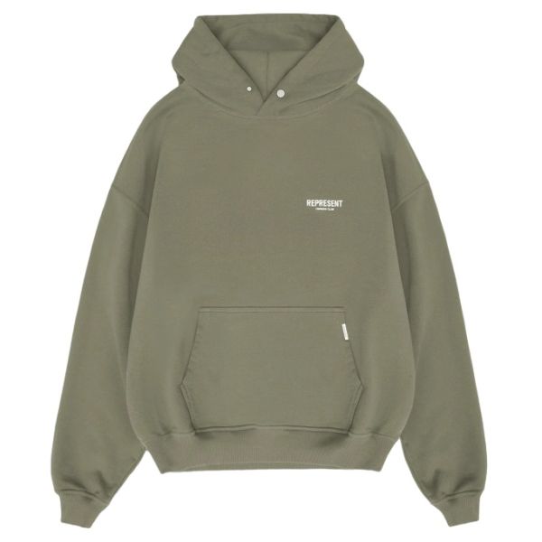 Represent Owners Club Hoodie Olive