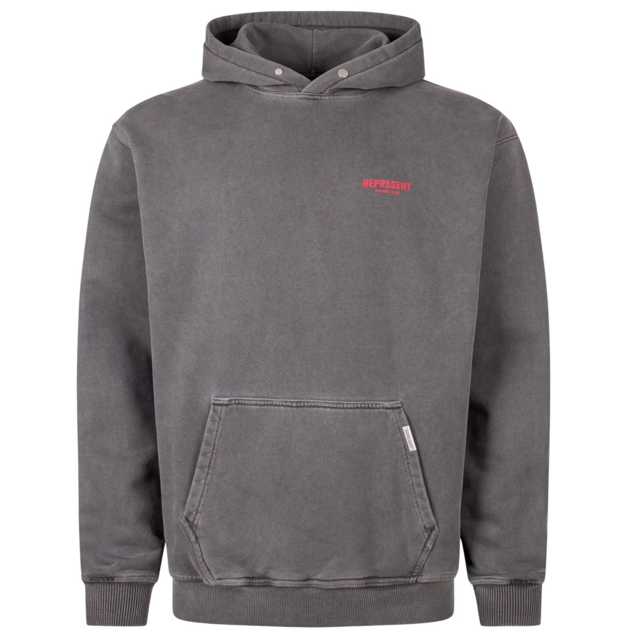 Represent Owners Club Hoodie Washed Zwart