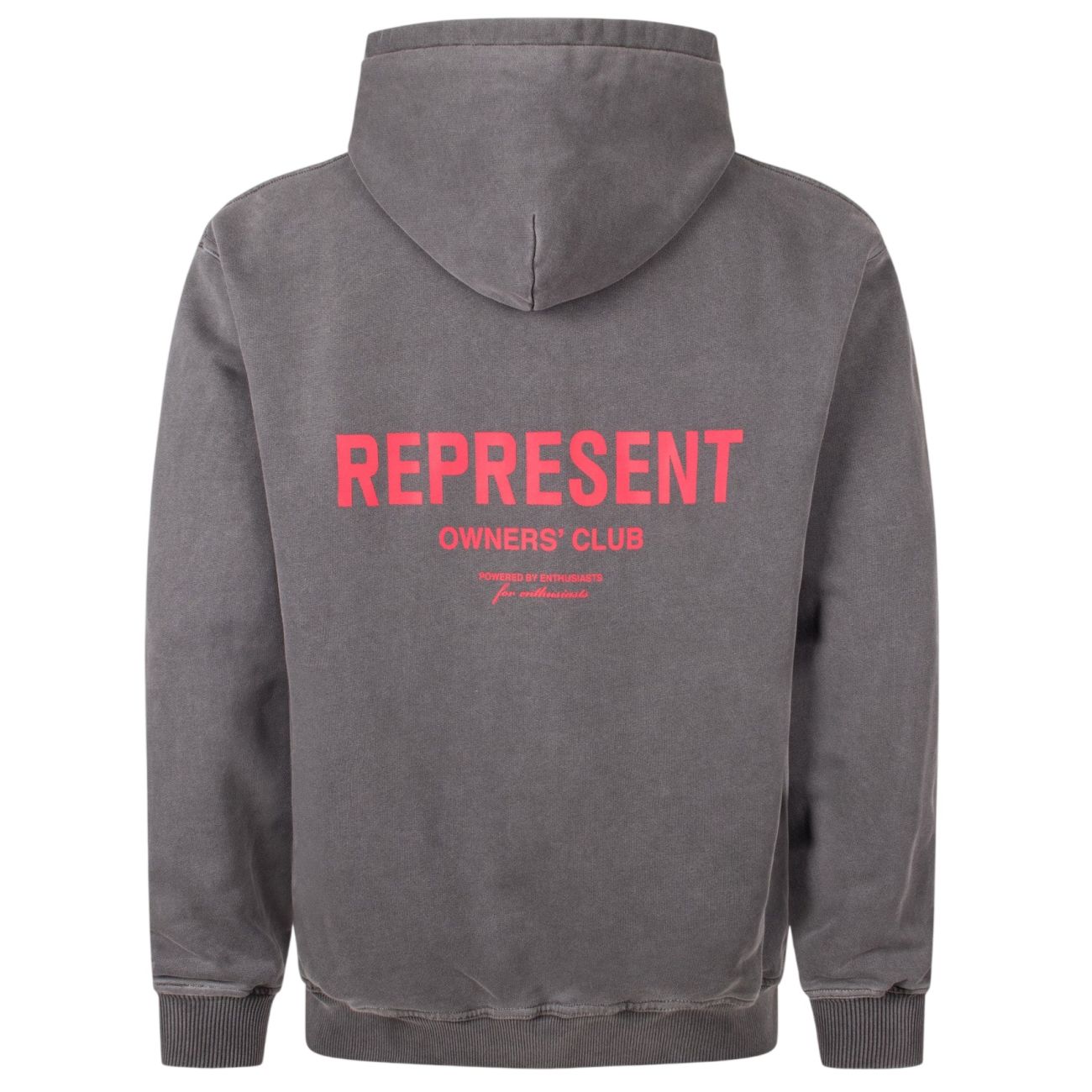 Represent Owners Club Hoodie Washed Zwart