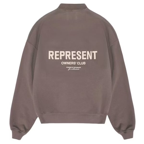 Represent Owners Club Longsleeve Polo Sweater Bruin