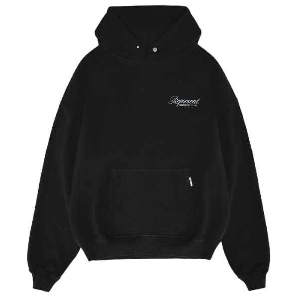 Represent Owners Club Script Hoodie Zwart