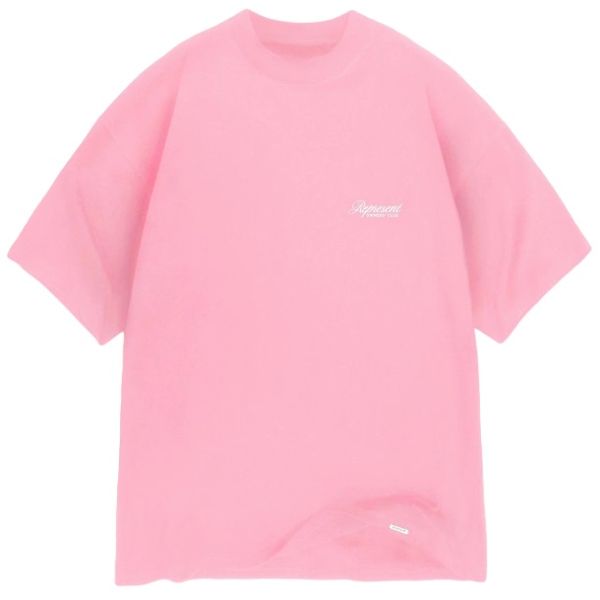 Represent Owners Club Script T-shirt Roze