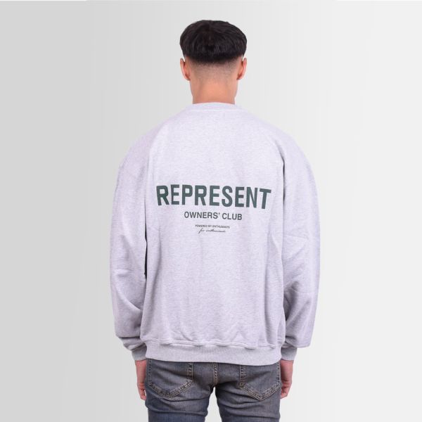 represent owners club sweater licht grijs