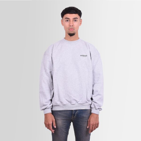 represent owners club sweater licht grijs