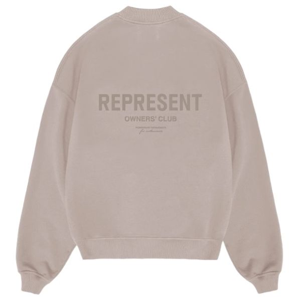 Represent Owners Club Sweater Mushroom