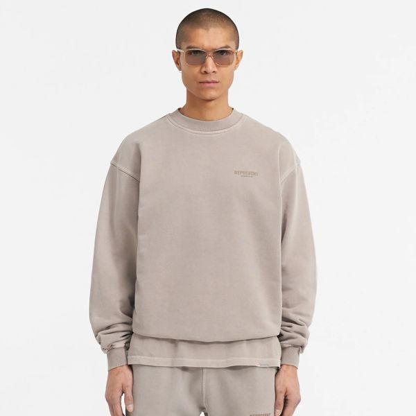 Represent Owners Club Sweater Mushroom