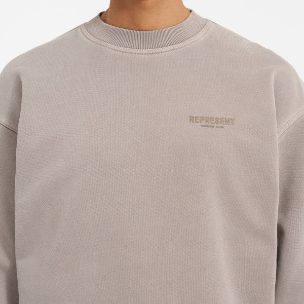 Represent Owners Club Sweater Mushroom