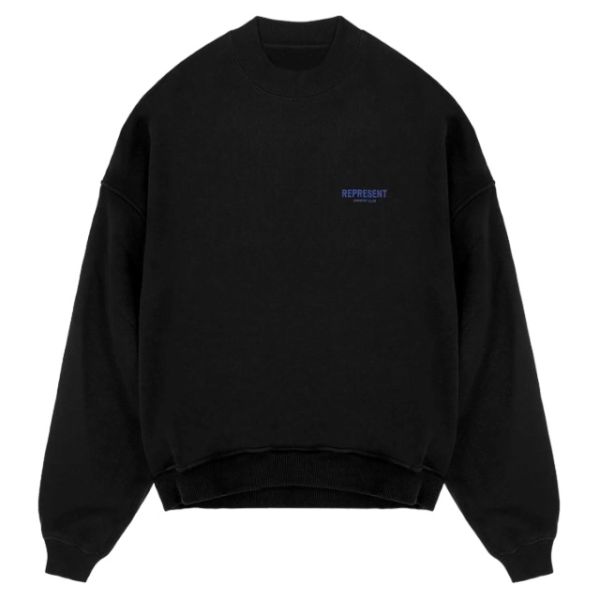 Represent Owners Club Sweater Zwart/Blauw