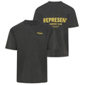 Represent Owners Club T-shirt Grijs/Geel