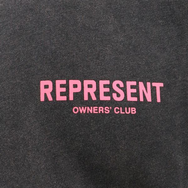 Represent Owners Club T-shirt Antraciet/Roze