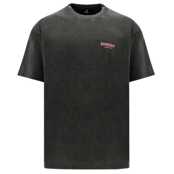 Represent Owners Club T-shirt Antraciet/Roze