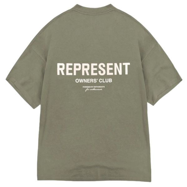 Represent Owners Club T-shirt Olive