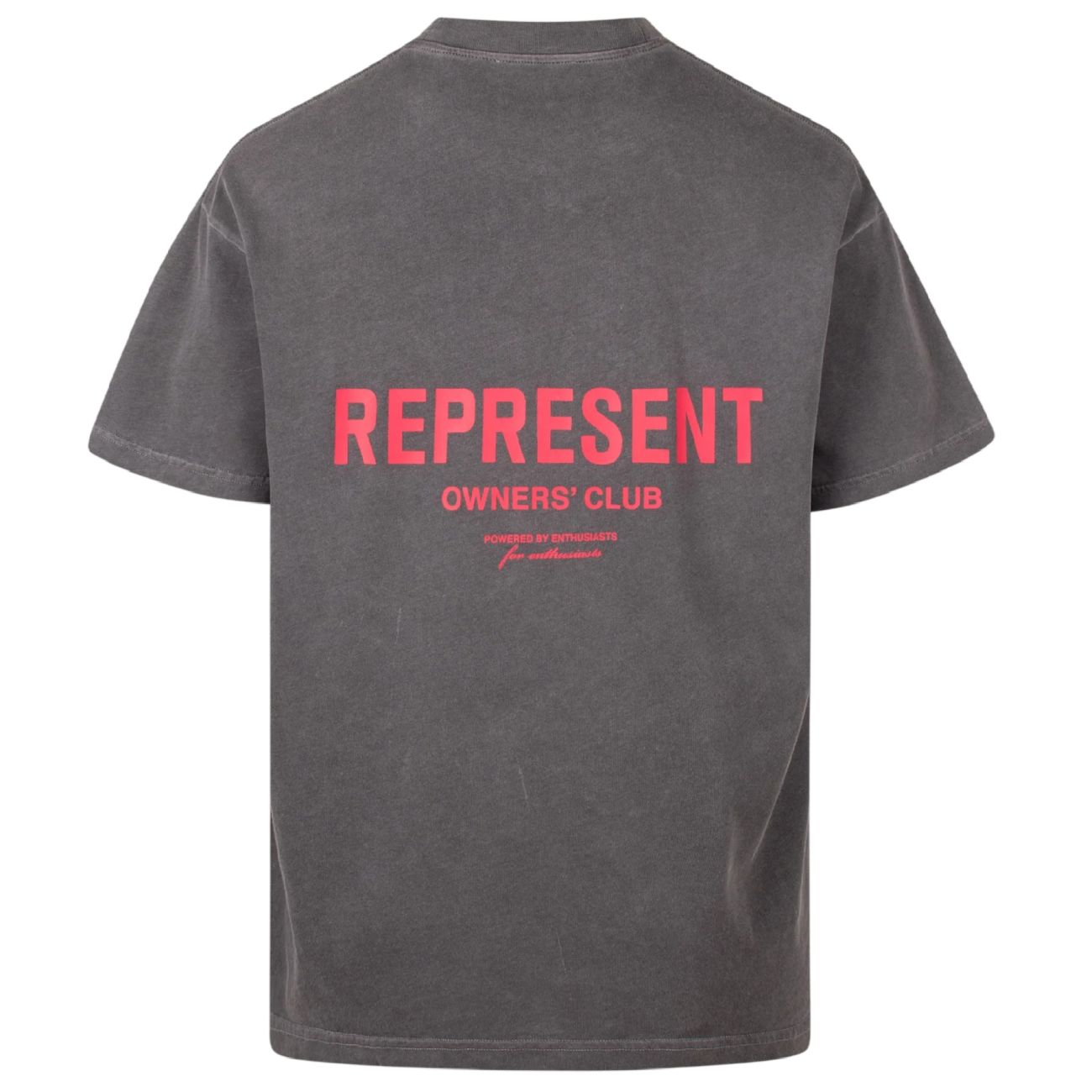 Represent Owners Club T-shirt Washed Zwart