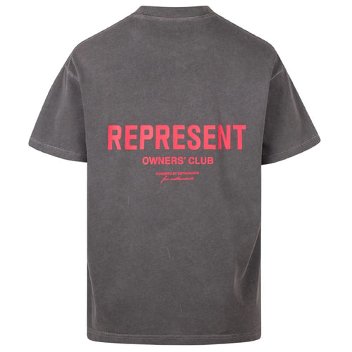 Represent Owners Club T-shirt Washed Zwart