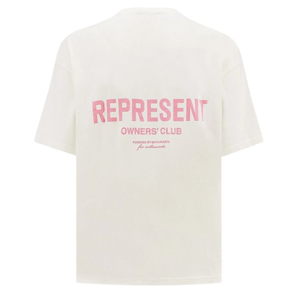 Represent Owners Club T-shirt Wit/Roze