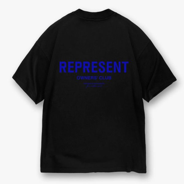 Represent Owners Club T-shirt Zwart/Blauw