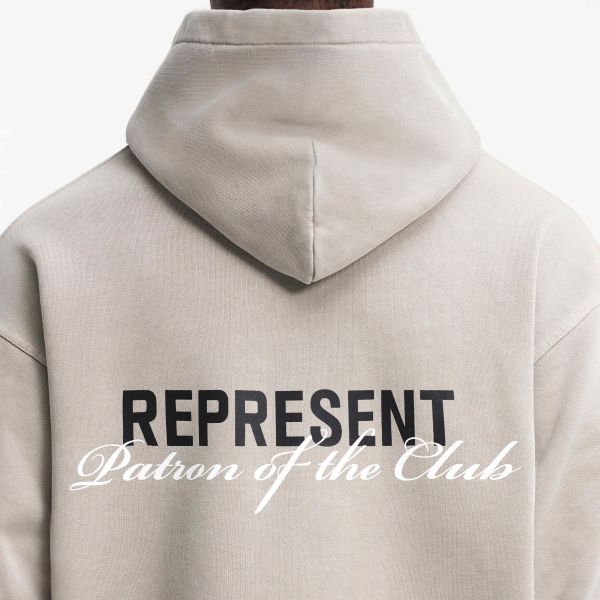 Represent Patron Of The Club Hoodie Beige