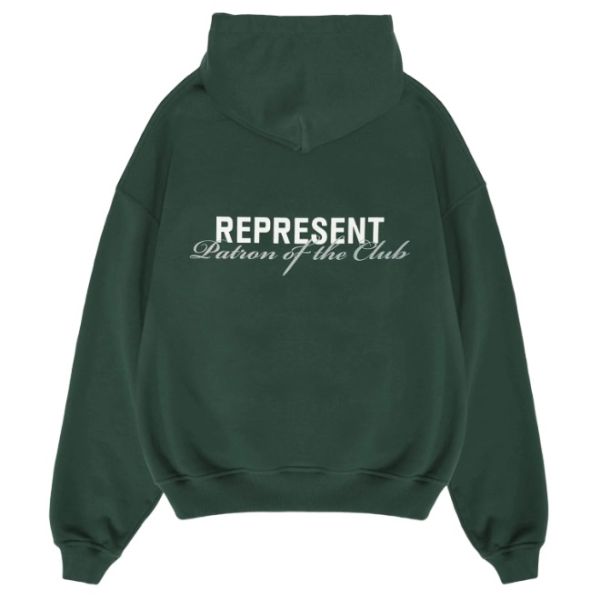 Represent Patron Of The Club Hoodie Donker Groen