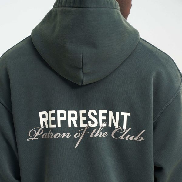 Represent Patron Of The Club Hoodie Donker Groen