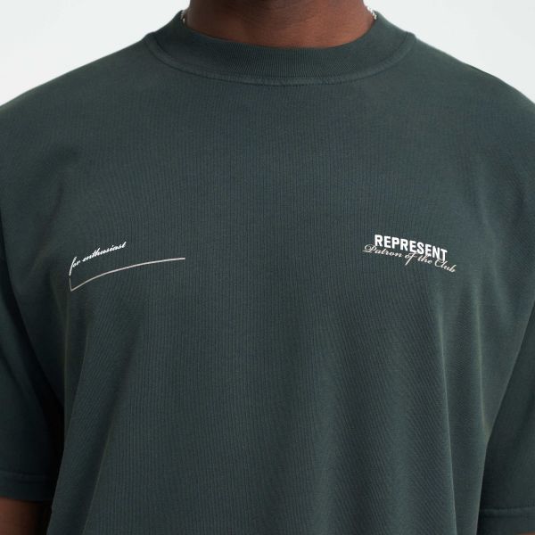 Represent Patron Of The Club T-shirt Donker Groen