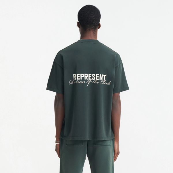 Represent Patron Of The Club T-shirt Donker Groen