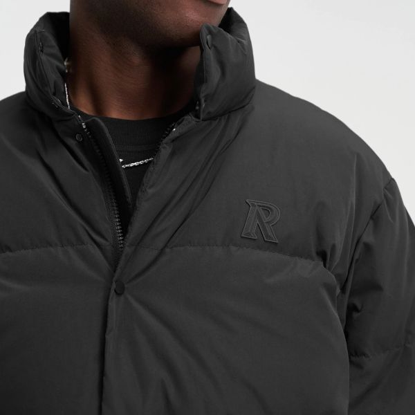 Represent Puffer Jas Zwart