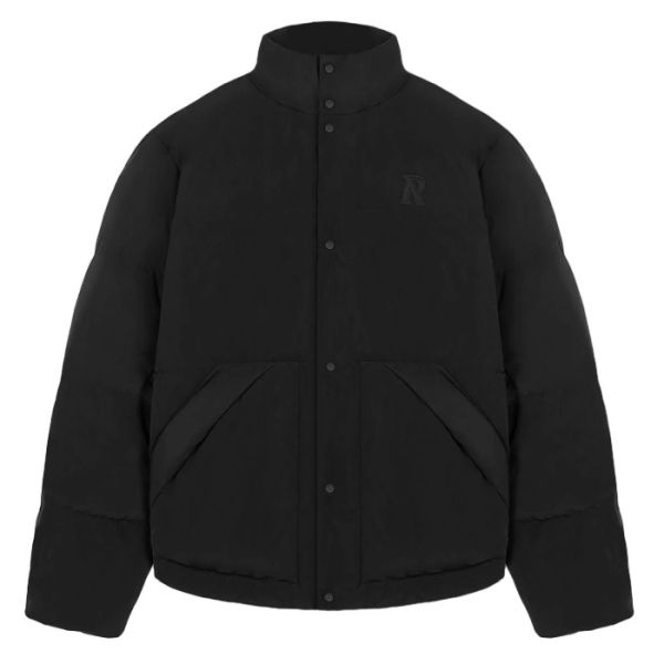 Represent Puffer Jas Zwart