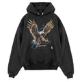 represent racing team eagle hoodie vintage zwart