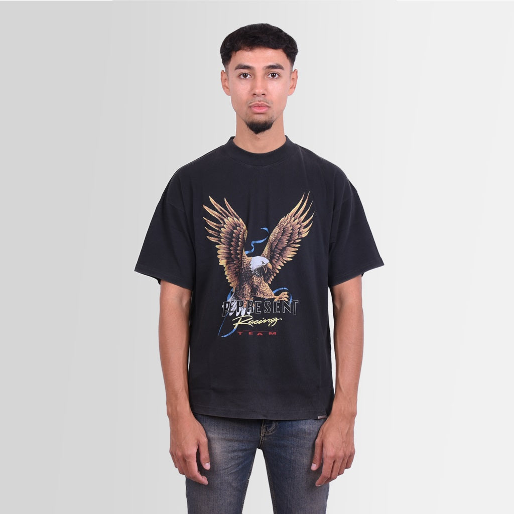 represent racing team eagle t-shirt vintage zwart