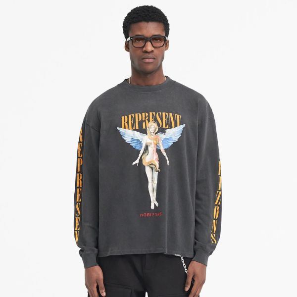 Represent Reborn Longsleeve T-shirt Zwart