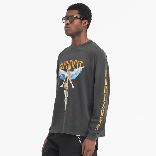 Represent Reborn Longsleeve T-shirt Zwart