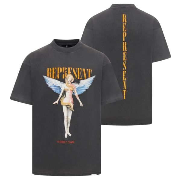 Represent Reborn T-shirt Zwart