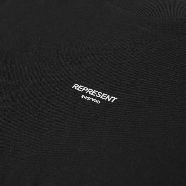 Represent Regular Logo T-shirt Zwart
