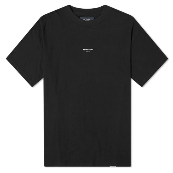 Represent Regular Logo T-shirt Zwart